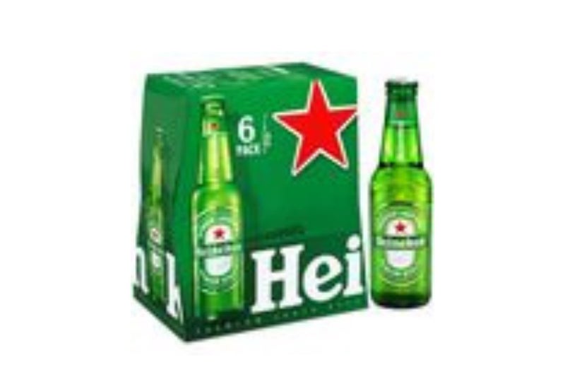 6X Heineken pack de 6